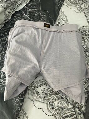 Lee Women's Mesh Shorts - Light Lavender Gray